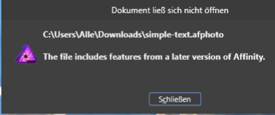 Apwin Version Not Compatible With Ap Ipad Version Pre 1 7 Bugs On Windows Affinity Forum