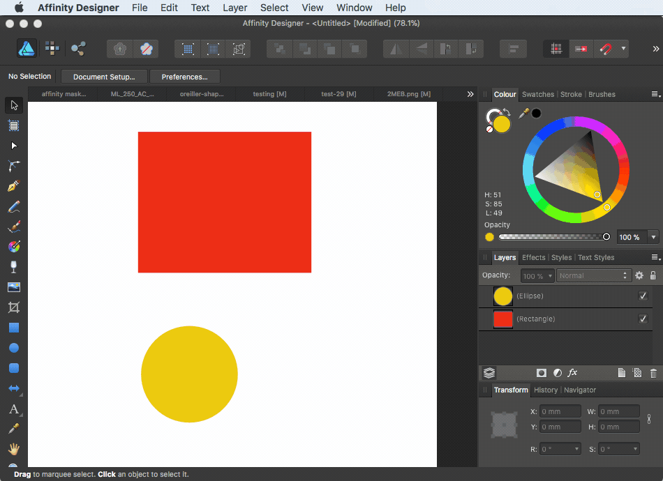 Newbie question Fills for .eps image PreV2 Archive of Affinity on