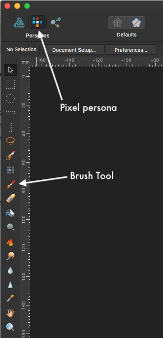 Where is the paint brush tool??? - Pre-V2 Archive of Affinity on Desktop  Questions (macOS and Windows) - Affinity