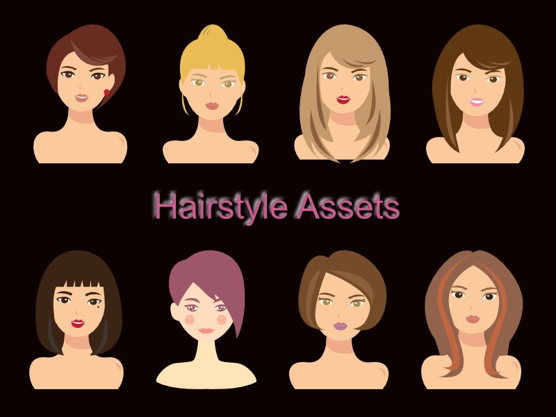 Hairstyle Assets - Resources - Affinity | Forum Hairstyle Assets - Resources - Affinity | Forum