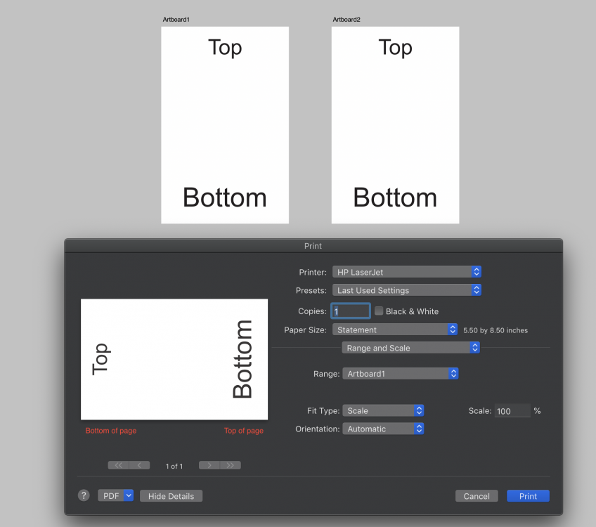 Printing Artboard & Presets Issue PreV2 Archive of Affinity on