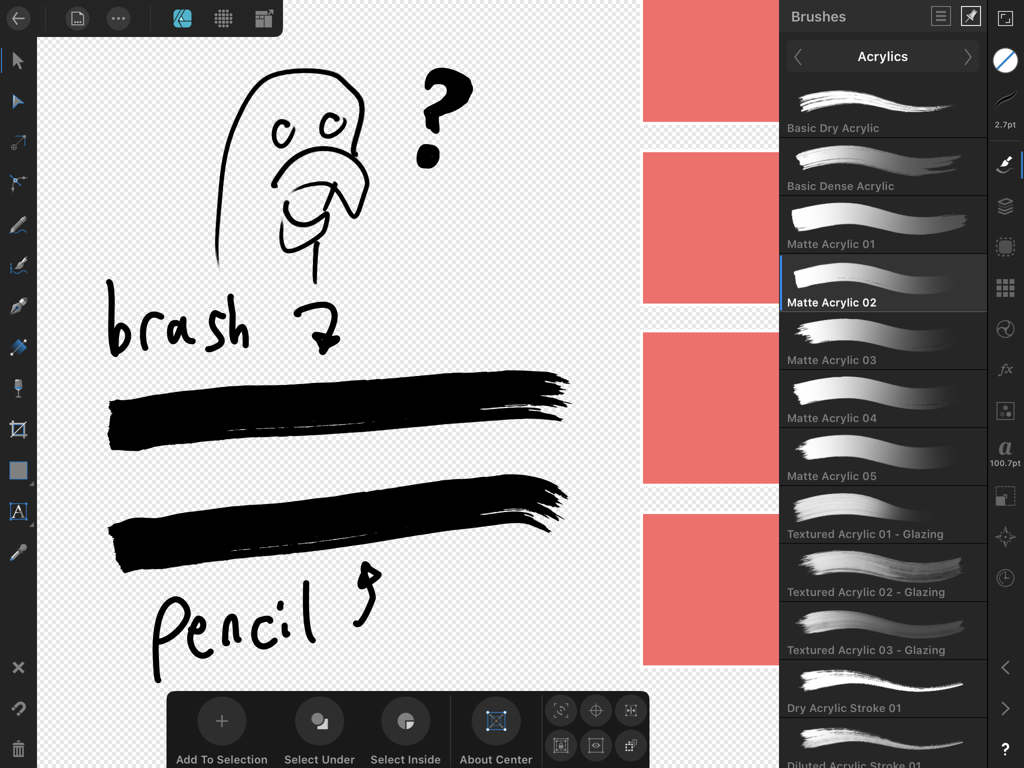 Difference between Vector Brush Tool and Pencil Tool? - Pre-V2 Archive of  Affinity on iPad Questions - Affinity