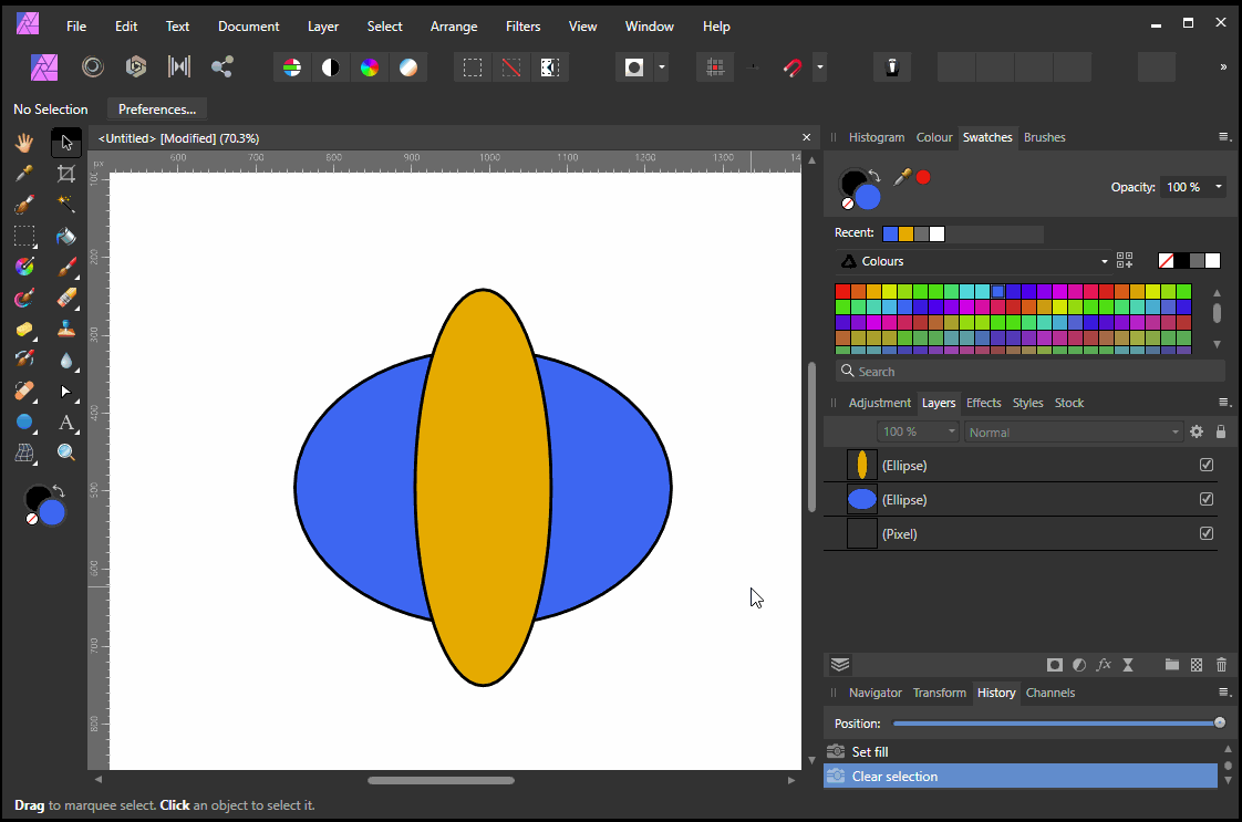 elipse tool PreV2 Archive of Affinity on Desktop Questions (macOS