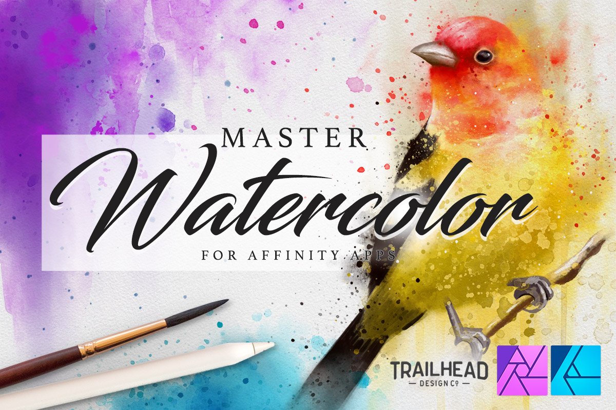 affinity designer watercolor brushes