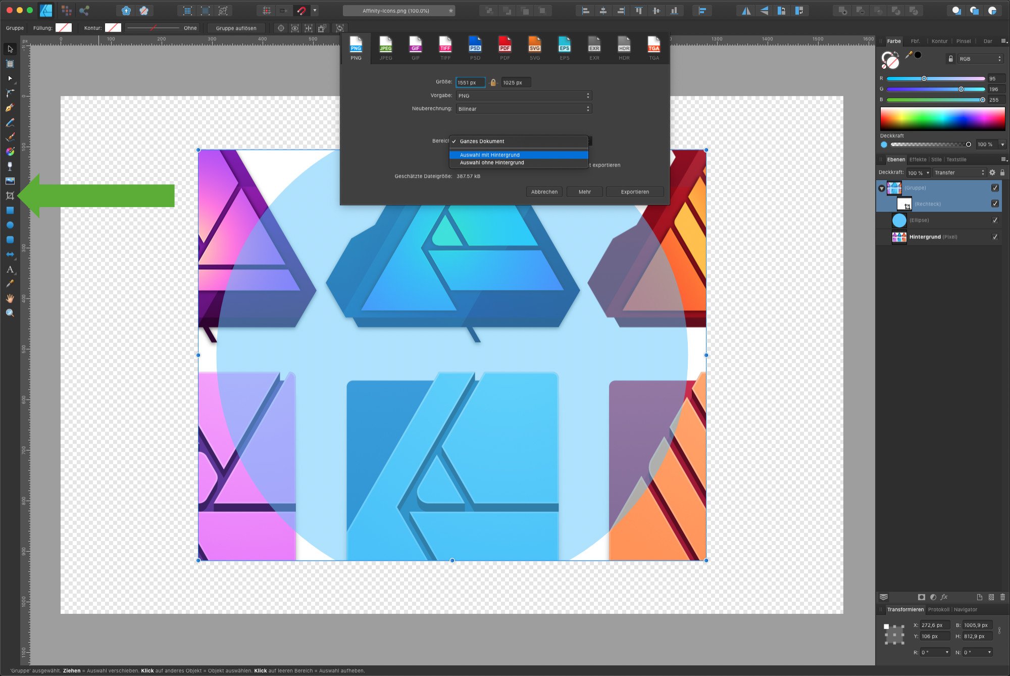 Affinity Designer: Easy way to crop the canvas? - Pre-V2 Archive of ...