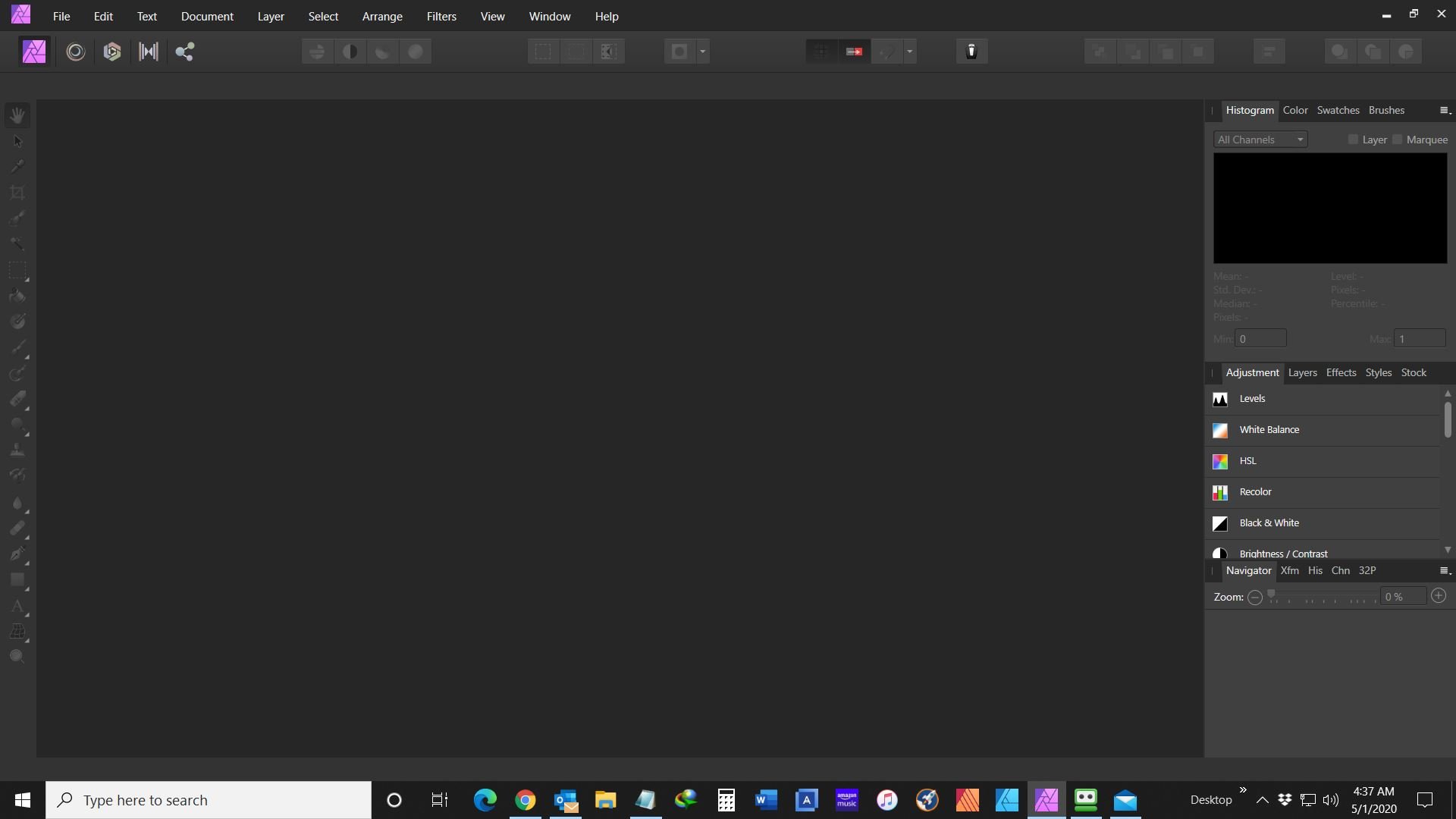 Toolbar Faded Out In Affinity Photo Photo Bugs Found On Windows Affinity Forum