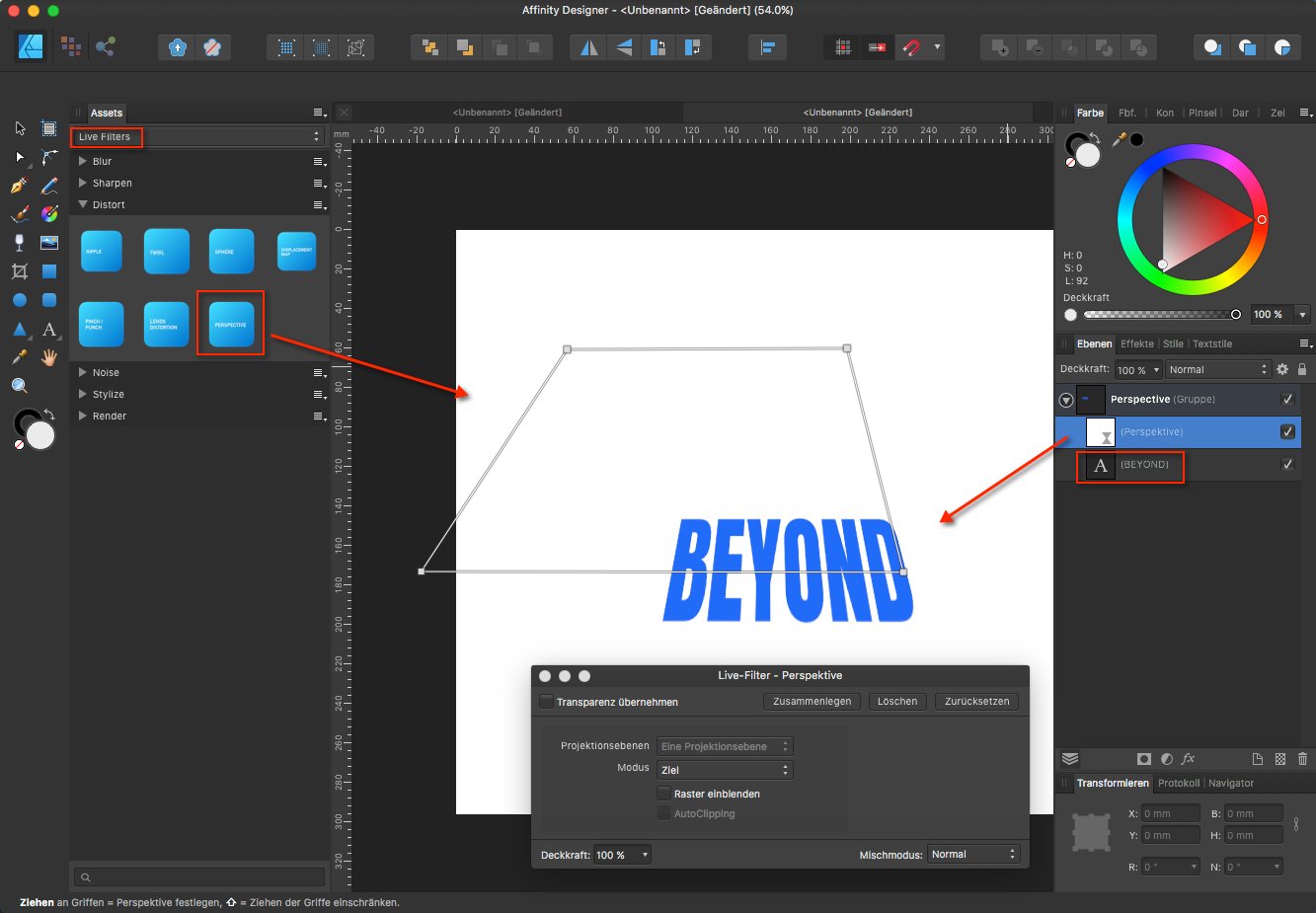 Affinity Designer Text position - Pre-V2 Archive of Desktop Questions ...