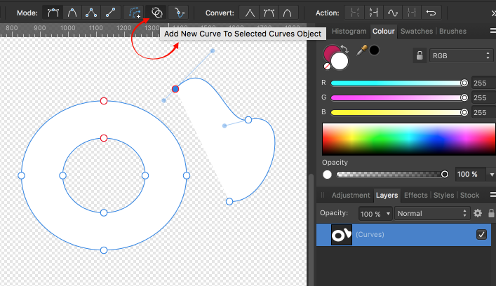 Affinity Photo - How to start new Curve from Curve Layer? - Pre-V2 ...