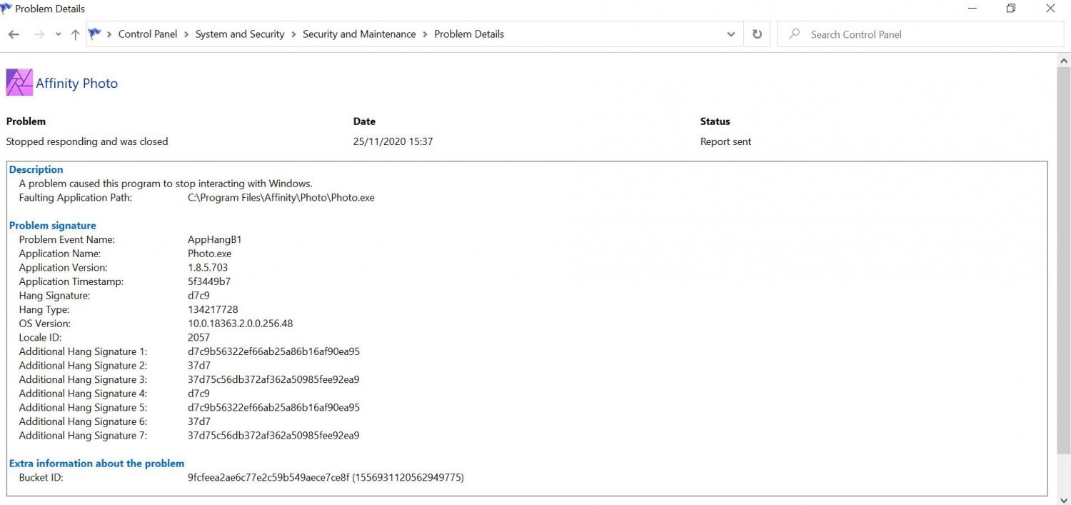 Photo Crash Report.JPG