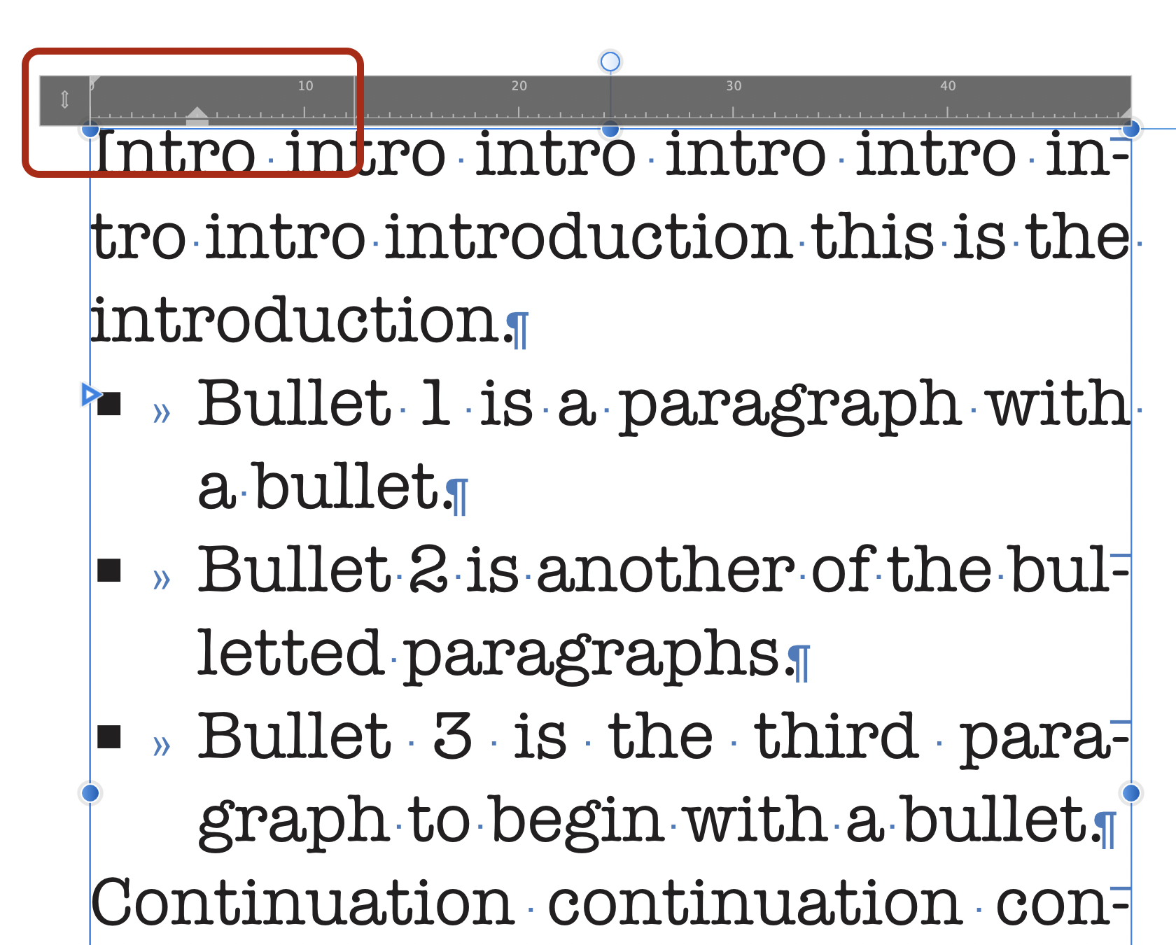 Indention Of Bullets - Pre-v2 Archive Of Affinity On Desktop Questions 