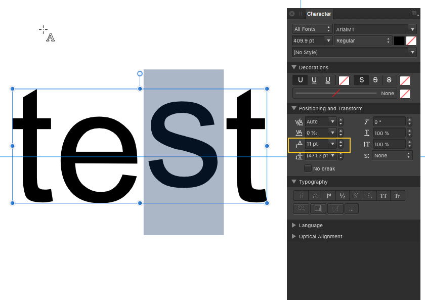 How to Move/incline characters Up - Pre-V2 Archive of Affinity on ...