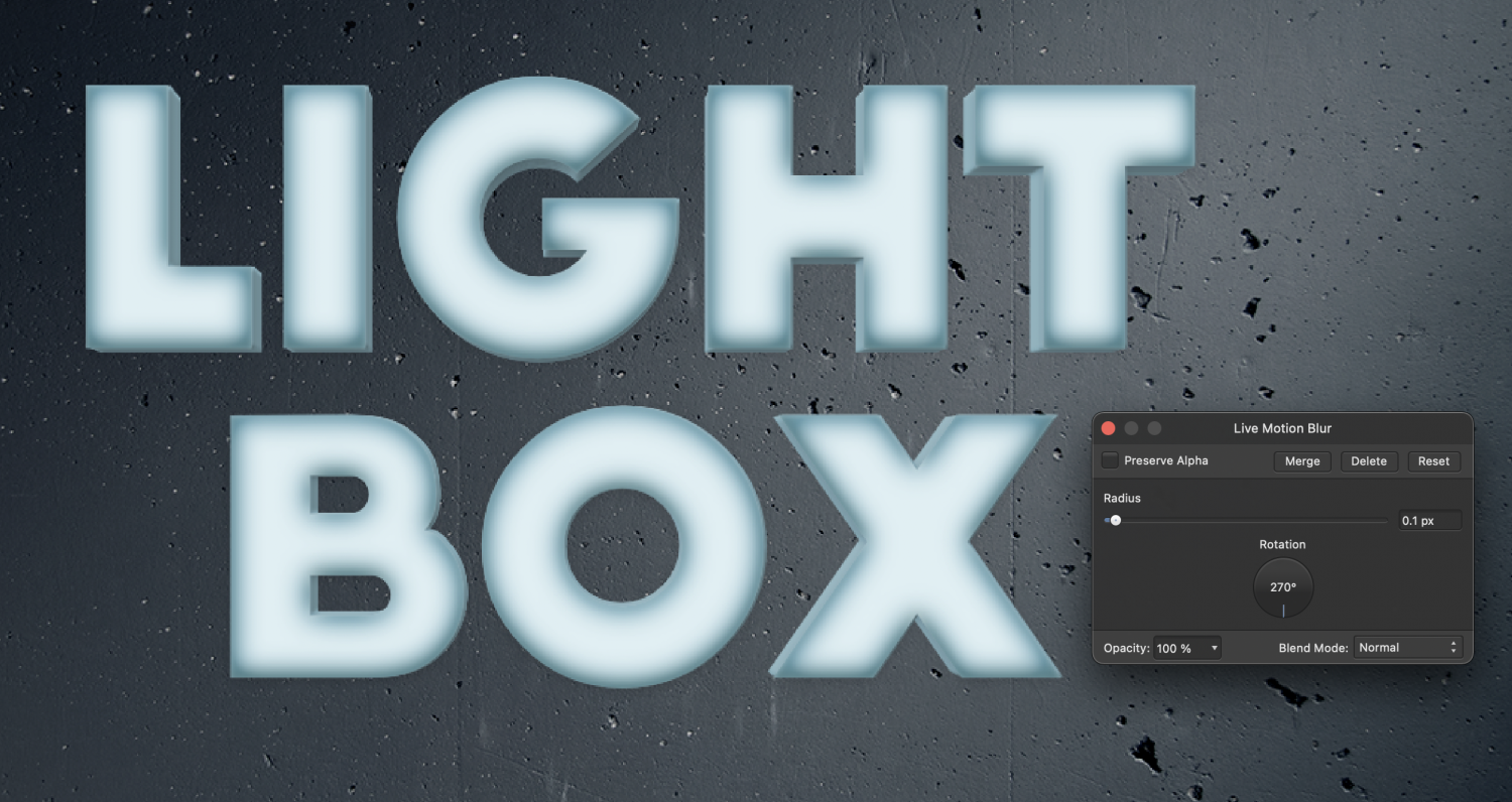 Live Motion Blur Filter vs. Destructive Motion Blur Filter? Same? Pre