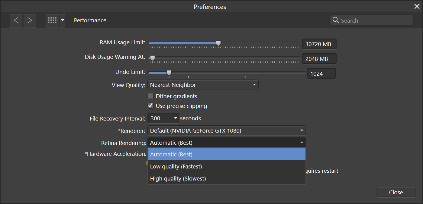 Retina Rendering on Windows - Pre-V2 Archive of Affinity on Desktop ...