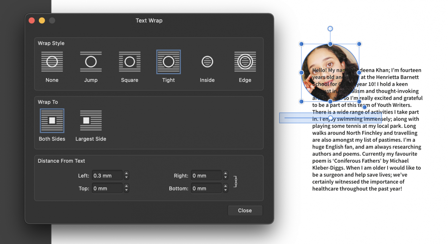 Text Wrap not working PreV2 Archive of Affinity on Desktop Questions