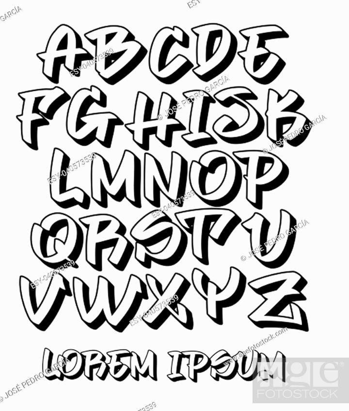 graffiti letter fonts