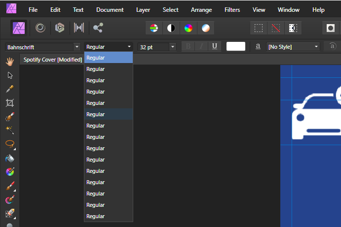 How about support variable font? - Feedback for Affinity Photo V1 