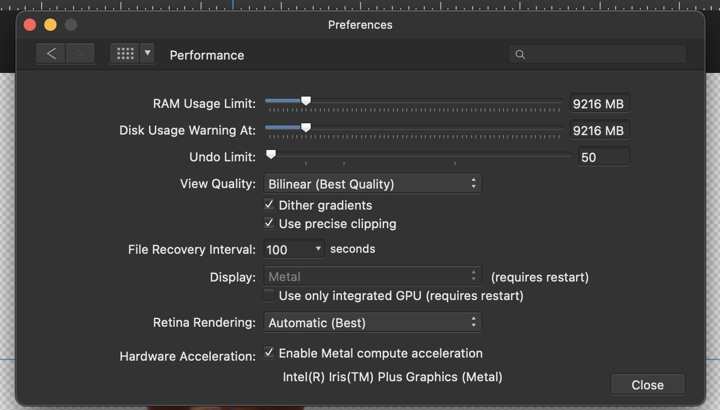 Affinity GPU performance - Pre-V2 Archive of Affinity on Desktop Questions  (macOS and Windows) - Affinity