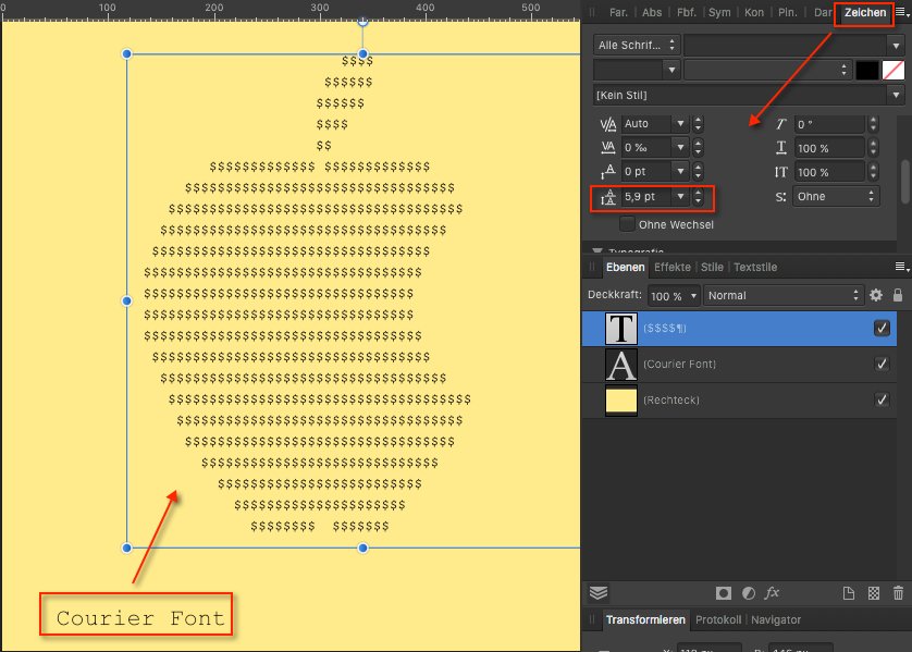 ASCII Art in Affinity - Pre-V2 Archive of Affinity on Desktop Questions  (macOS and Windows) - Affinity | Forum