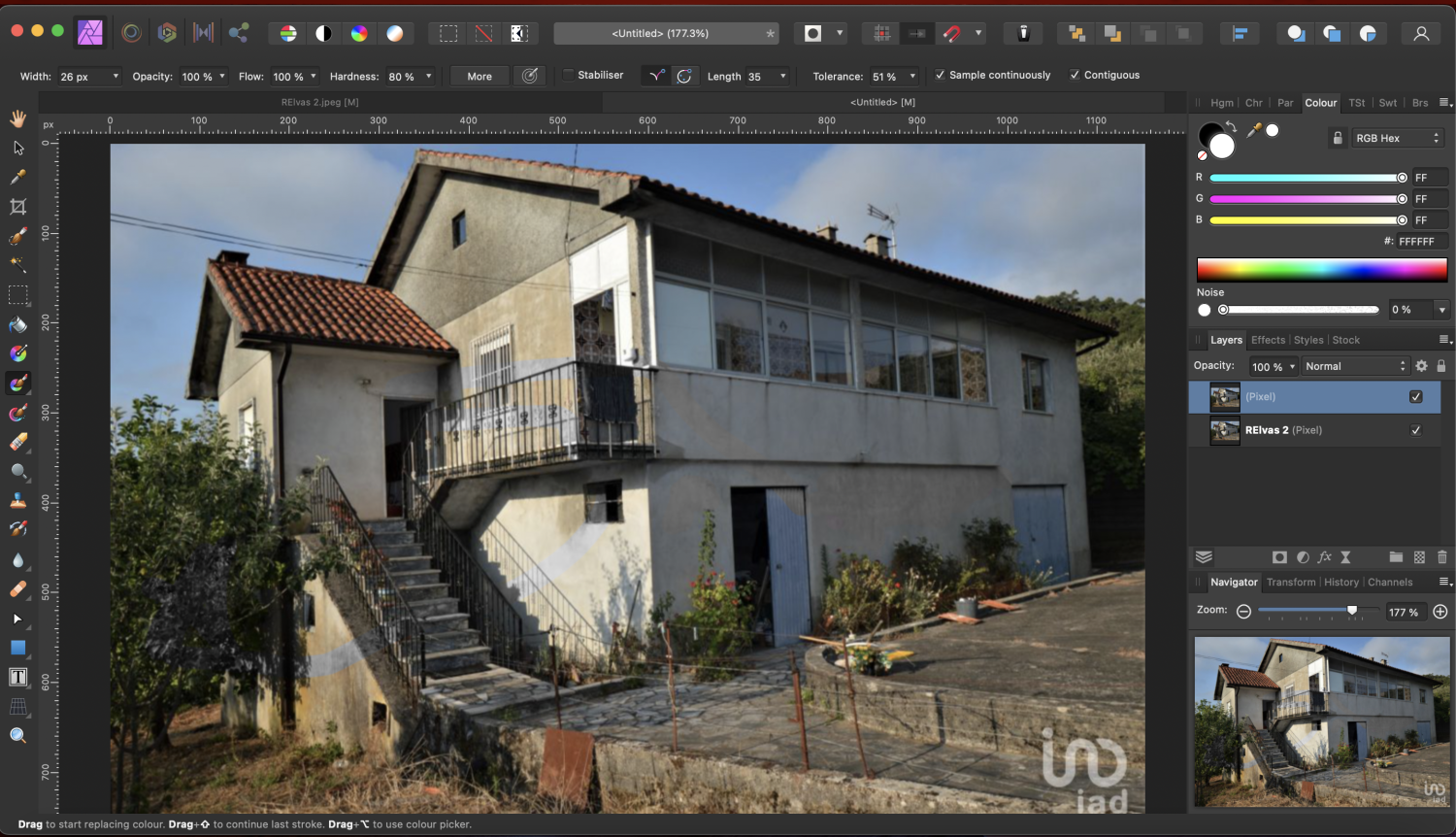 Colour replacement brush tool doesn't work PreV2 Archive of Affinity