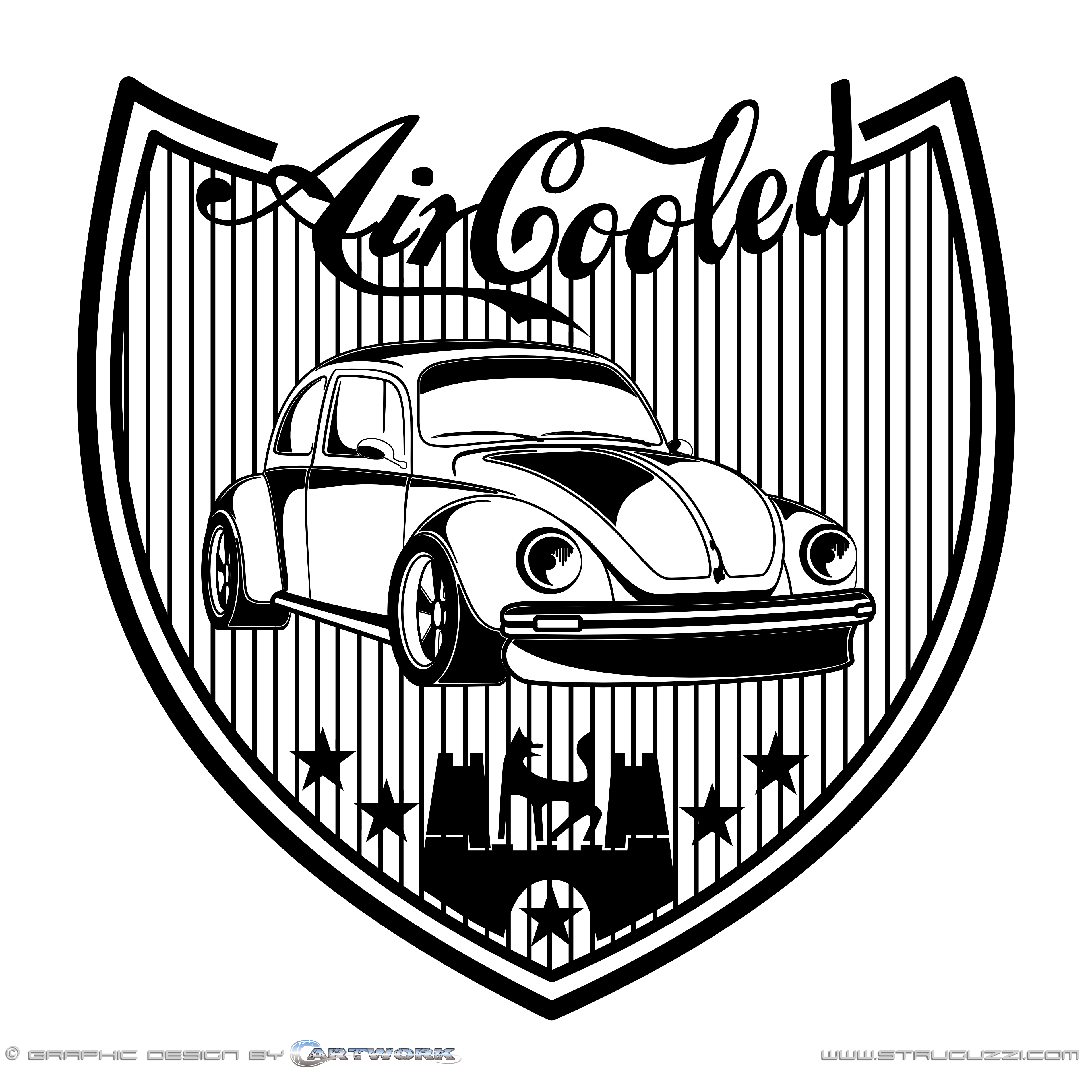 C)artwork by Struguzzi - VW Beetle Logo Idea . . . 😉 #Beetle #Käfer #VW # Volkswagen #Logo #Cardesign #Cartwork #Struguzzi - Share your work -  Affinity