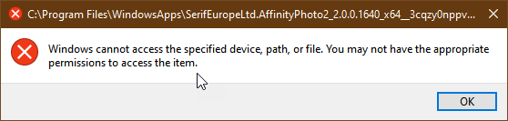 All Affinity apps crashes if network location is offline - V2 Bugs found on  macOS - Affinity