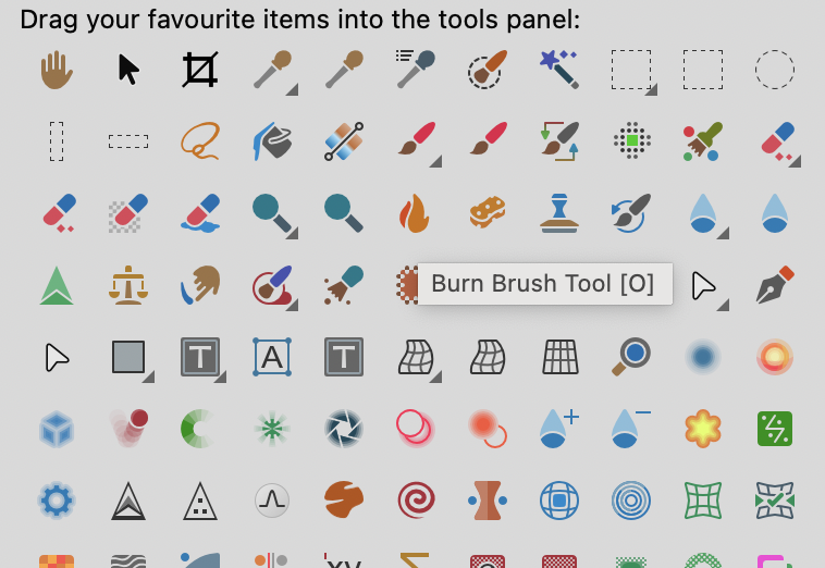 Burn tool Affinity on Desktop Questions (macOS and Windows