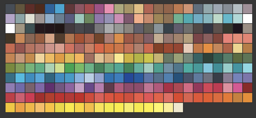 Color Palette - CG Cookie