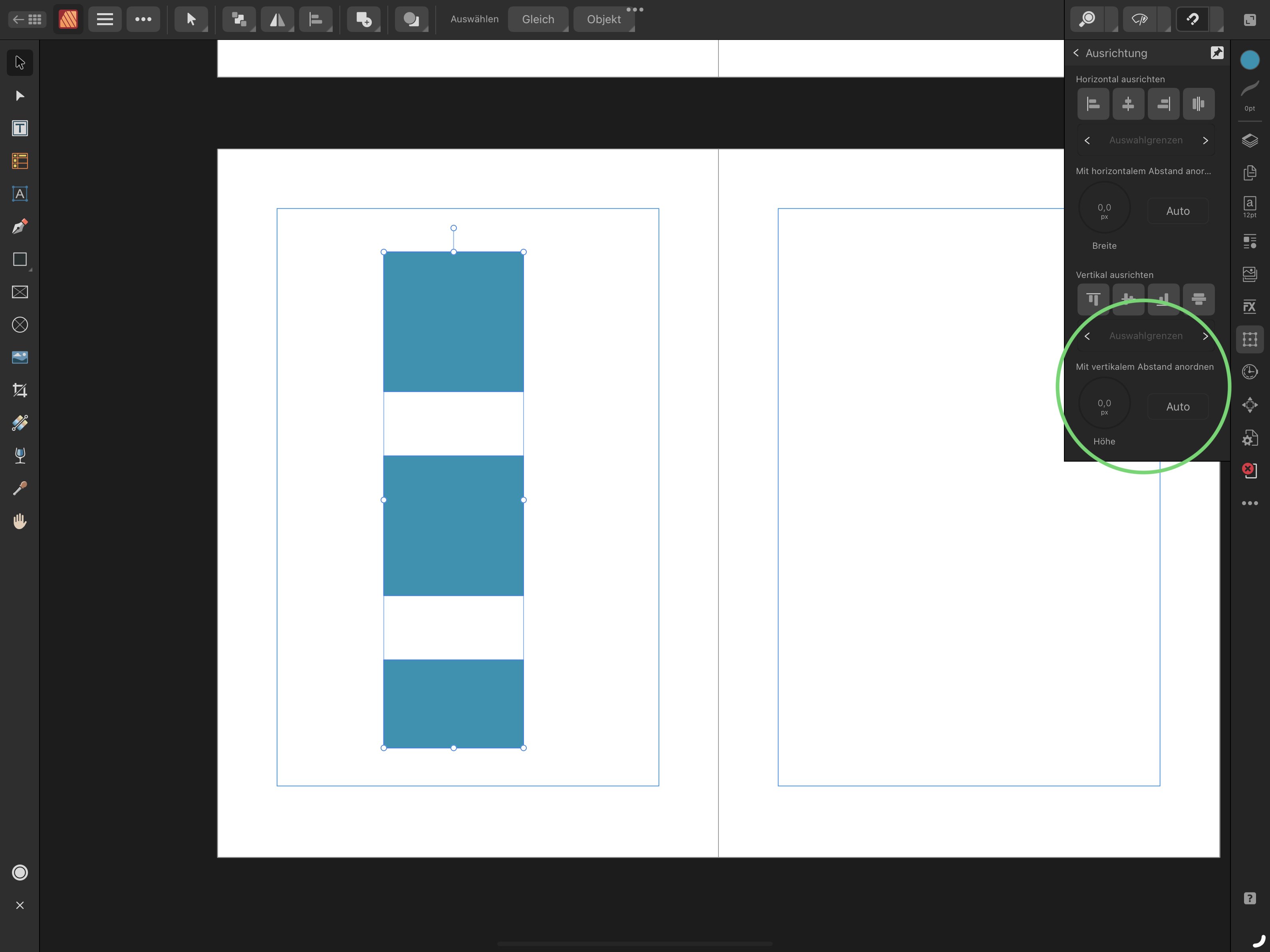 cannot-disable-auto-object-distribution-spacing-ipad-questions