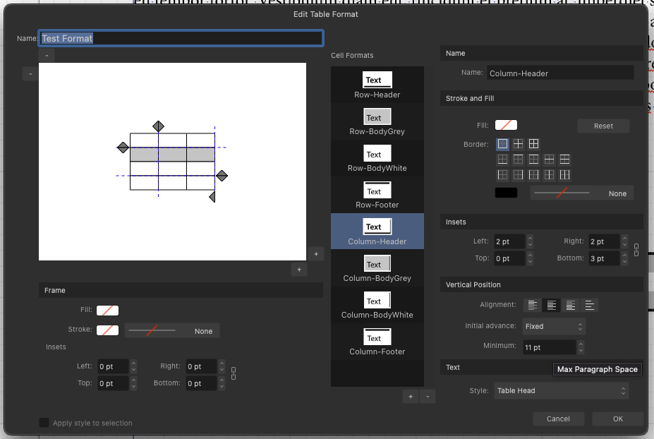 Edit Table Format Make Row Height Fixed Affinity On Desktop Questions macOS And Windows 