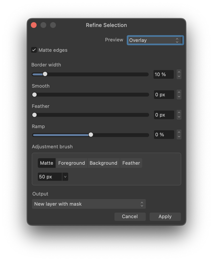 The fastest way to make the background white Affinity on Desktop