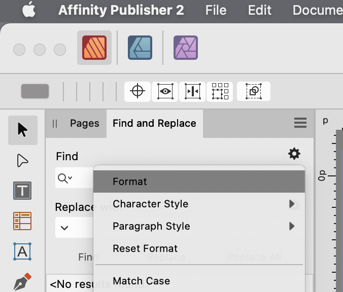 Changing missing font does not work - V2 Bugs found on macOS - Affinity ...