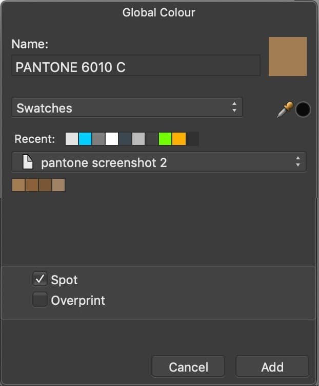 2023 Pantone Colors Affinity on Desktop Questions (macOS and Windows