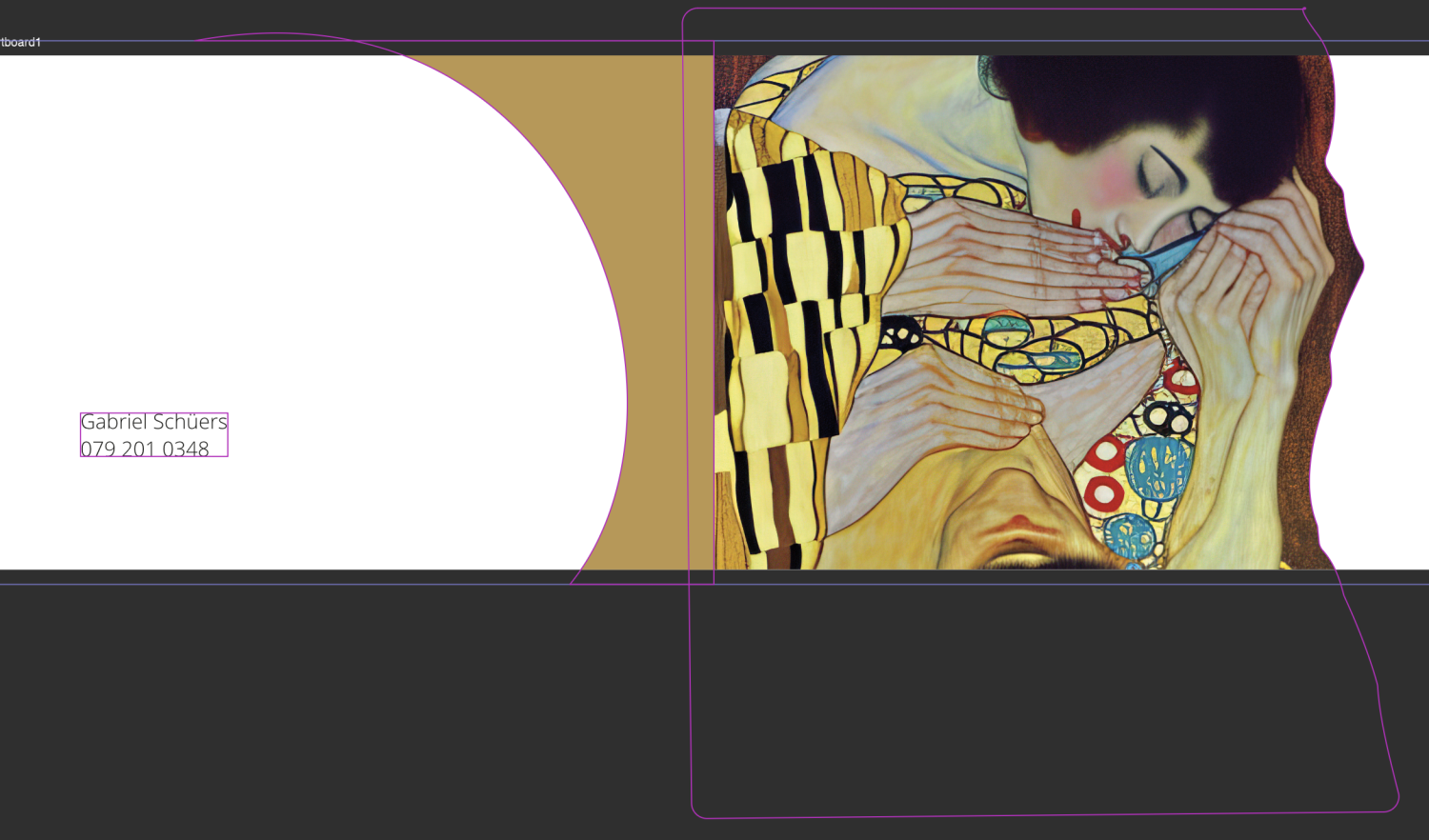 hide / get rid of the frames and contours Affinity on Desktop