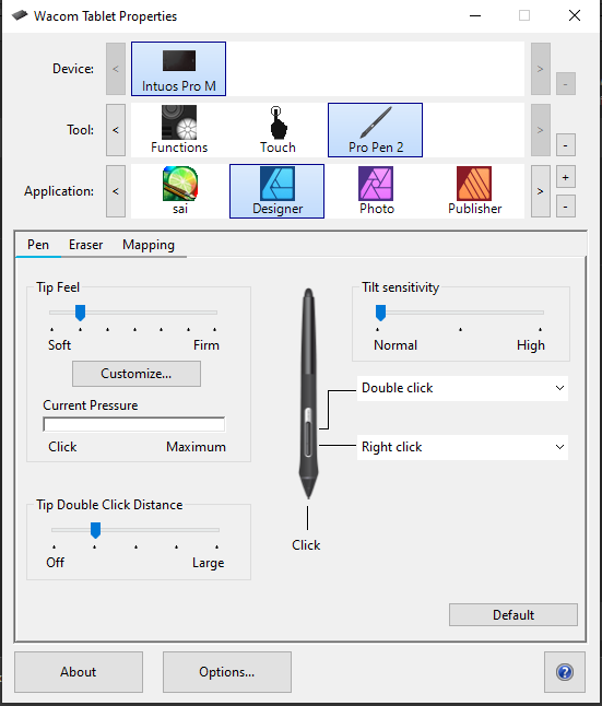 How to add affinity to my Wacom application setting? - Affinity on ...