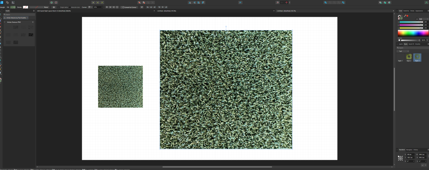 Stop styles from zooming in Affinity on Desktop Questions (macOS and