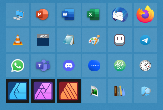 Why are all my icons surrounded by a black border? - V2 Bugs found on ...