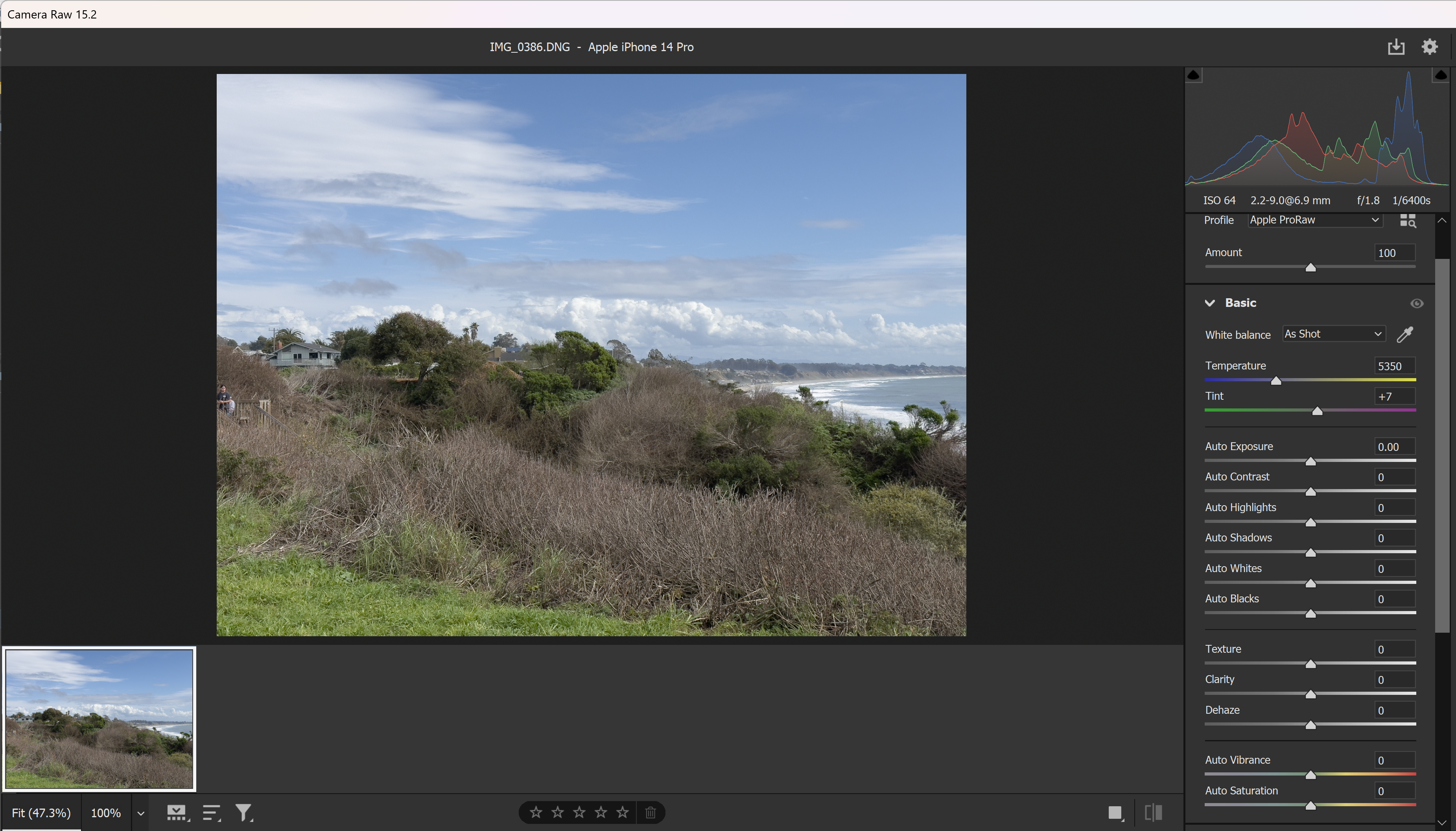 Camera raw 16.1