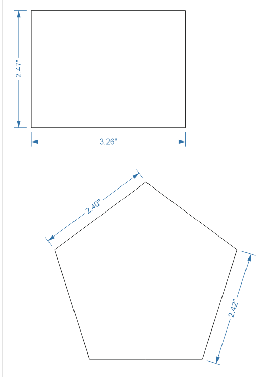 How to view all measurements of a created poster design at once