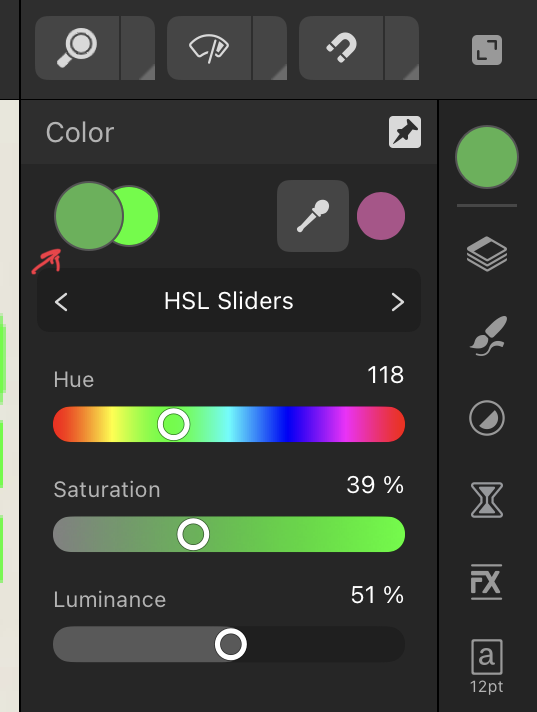 Photo v2 Mac color replacement brush puzzle Affinity on Desktop