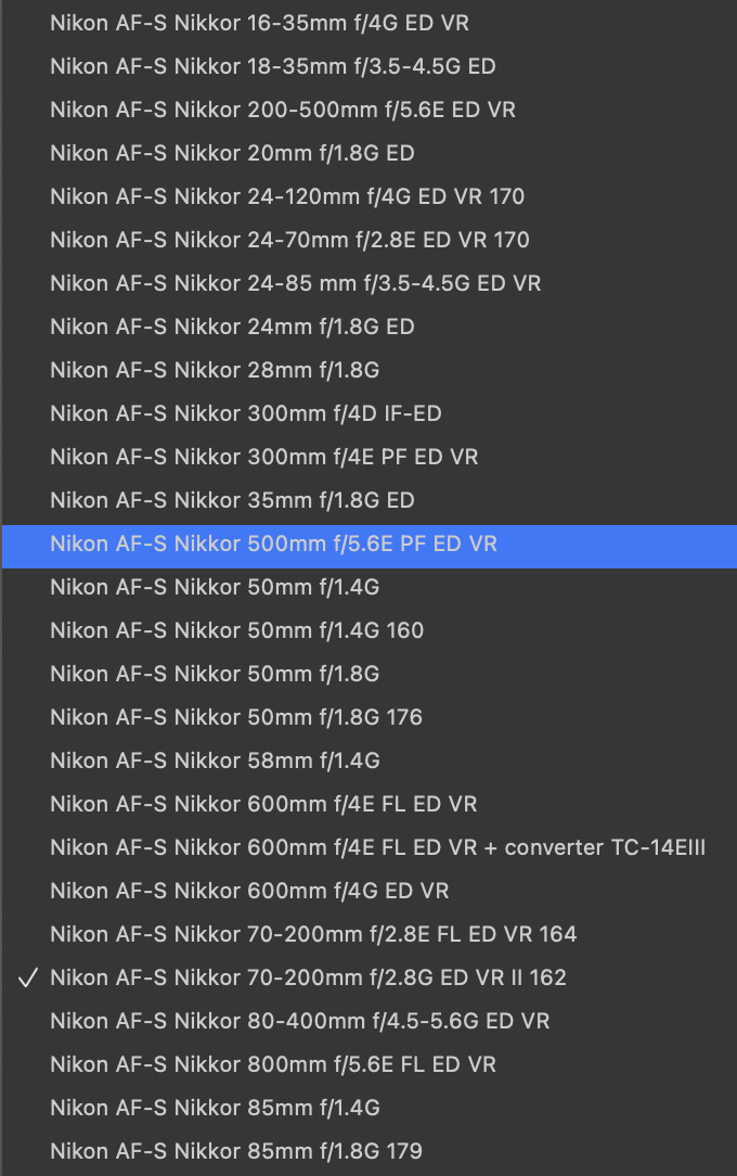 Lens Profiles Affinity on Desktop Questions (macOS and Windows