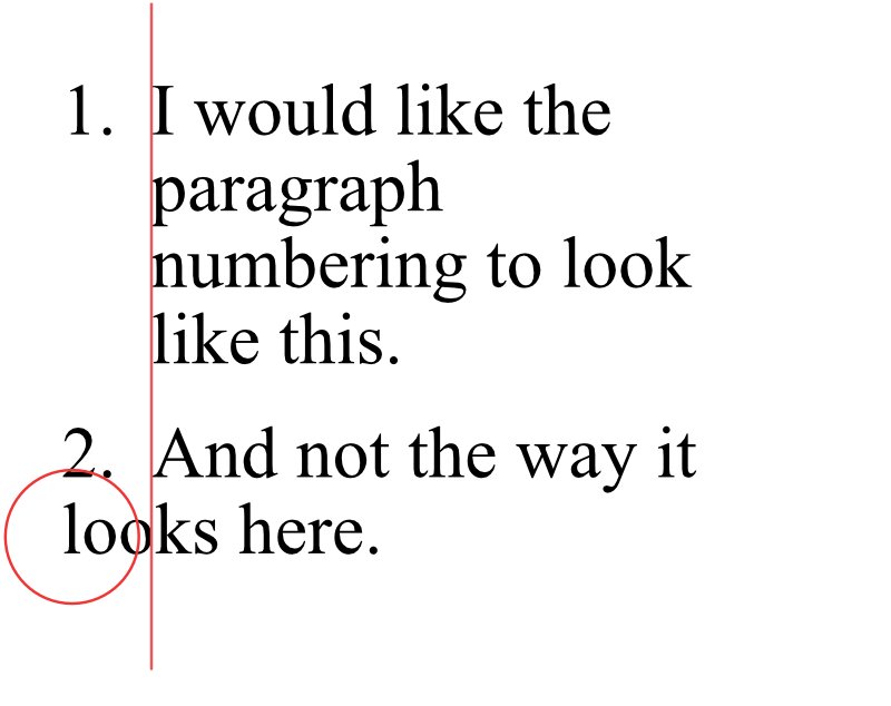 Publisher - paragraph numbering - Affinity on Desktop Questions (macOS ...