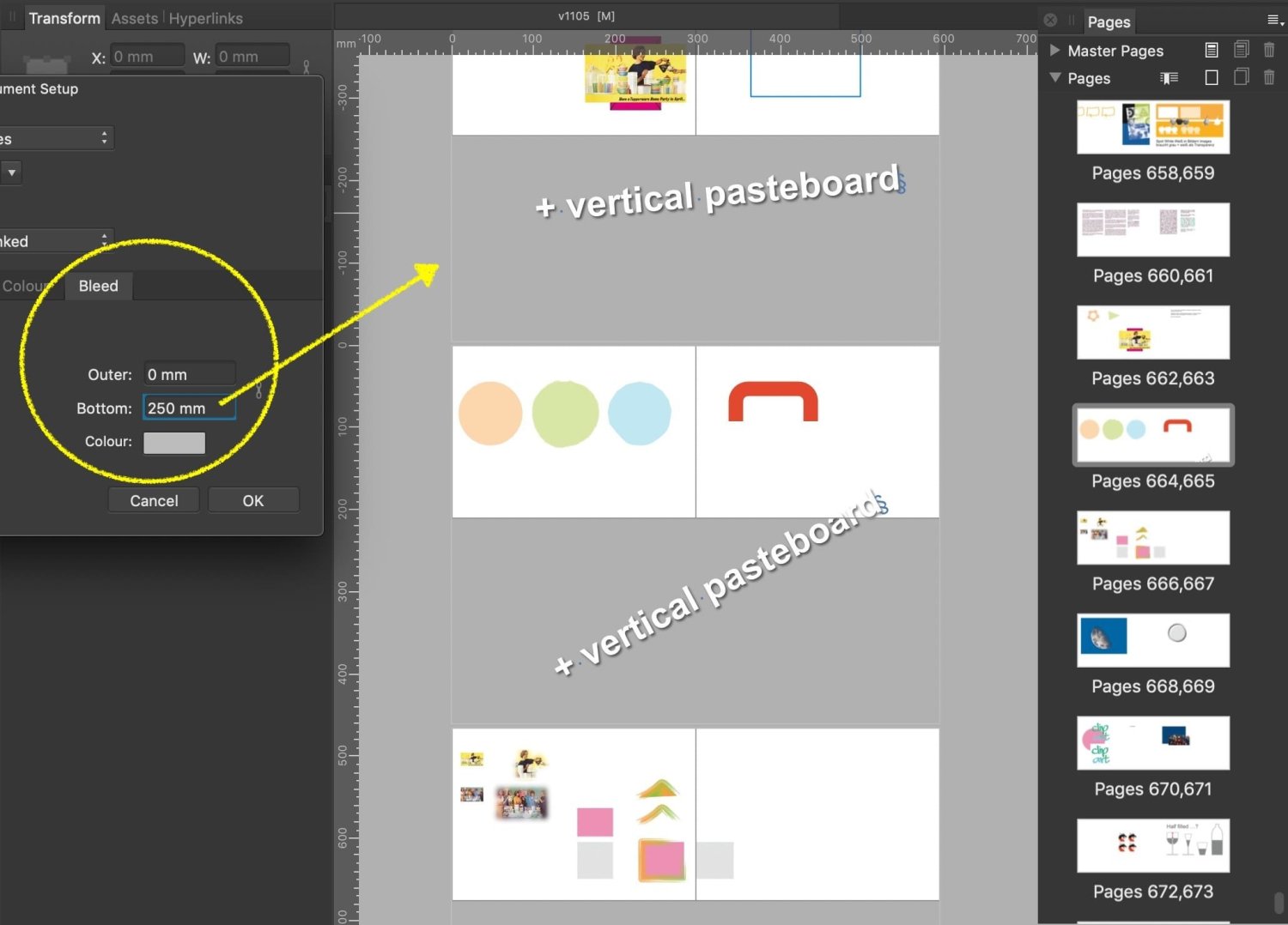 Placement of canvas/controlling work area in Photo Page 3 Affinity