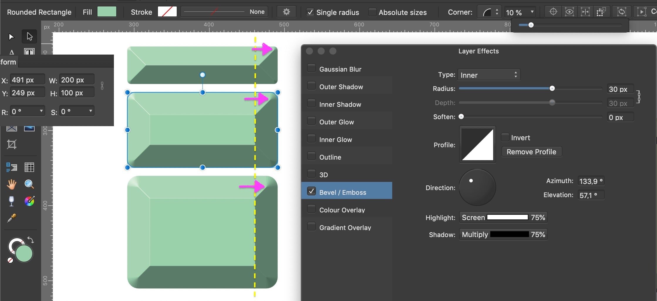 3D Rounded bevel effect in Illustrator - Software - Graphic Design Forum