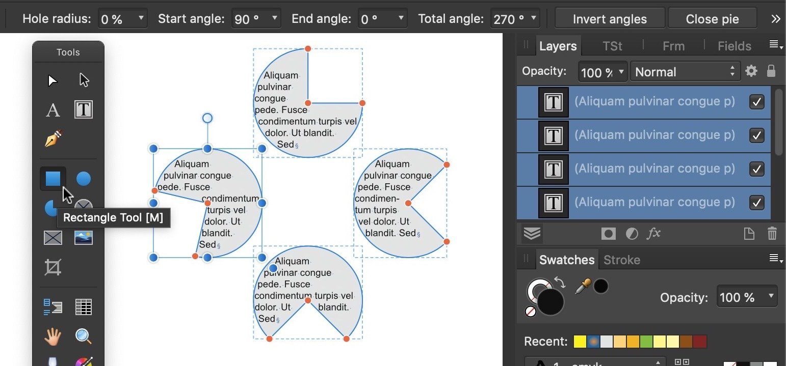 Designer - Windows - rotate textframe, keep text alligned horizontal ...