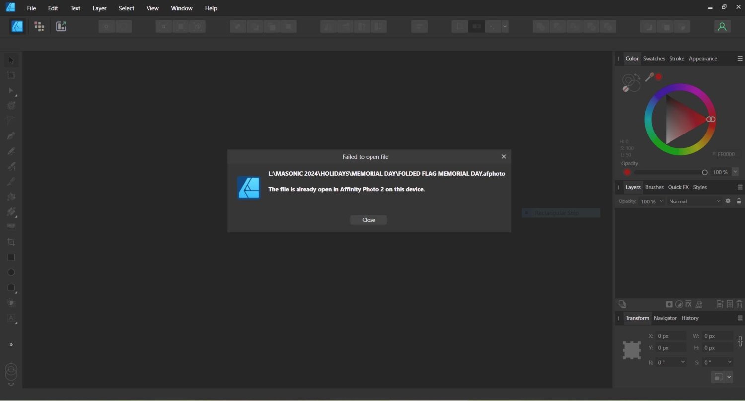 Designer error message.JPG