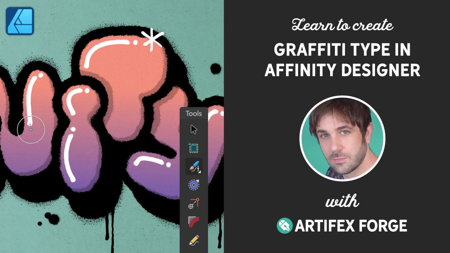 Create Graffiti Type in Affinity Designer - NEW TUTORIAL! - Tutorials ...