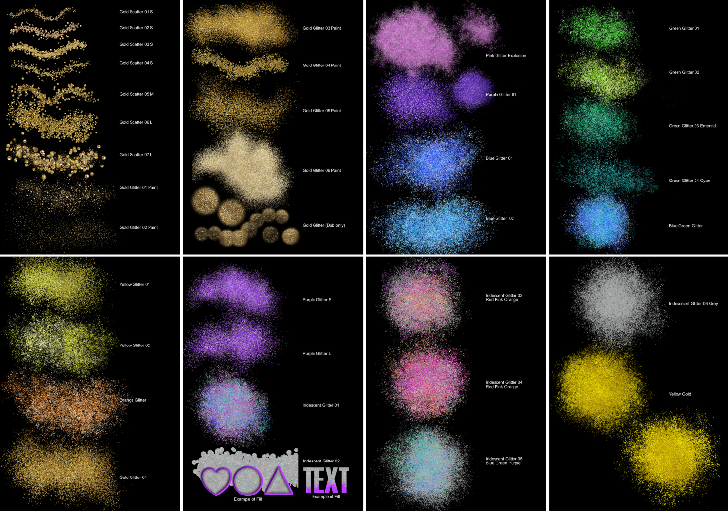 paint tool sai glitter brush